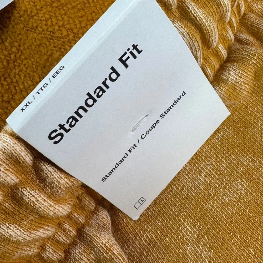 Jordan Essentials Flight Mens Acid Wash Fleece Pants Mustard DR3089-712 XXL NWT